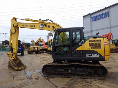 máy xúc bánh xích SUMITOMO SH120-7 đời 2022