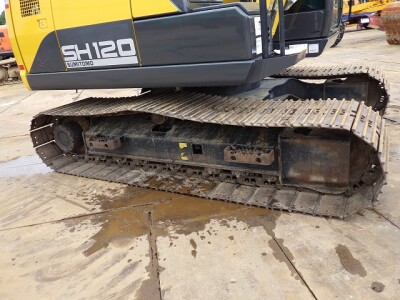 máy xúc bánh xích SUMITOMO SH120-7 đời 2022