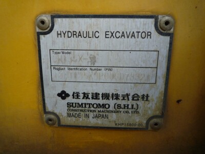 Máy xúc bánh xích SUMITOMO SH135X-3B đời máy 2011