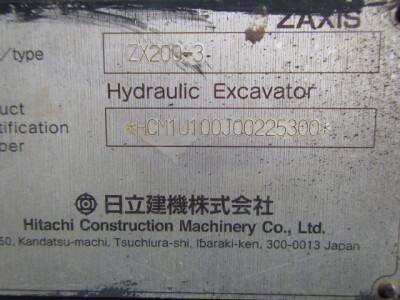 Máy xúc HITACHI ZX200-3 ,  sản xuất năm 2013